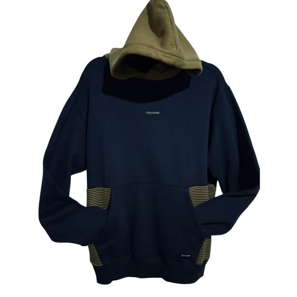 Volcom Mens sz Medium Forzee Pullover Hoodie Sweatshirt Alternative Skater Prep - Picture 5 of 14